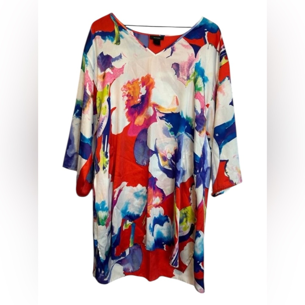 Natori colorful Floral watercolor Nightgown/ Sleep wear